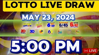 PCSO LOTTO RESULT TODAY 5PM DRAW MAY 23, 2024