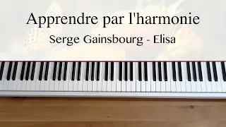 Apprendre par l'harmonie - Serge Gainsbourg - Elisa