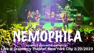 Nemophila LIVE @ Gramercy Theater New York City NY 3/20/2023 *cramx3 concert experience*