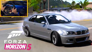Forza Horizon 5 - BMW E46 M3 Gameplay 4K (Logitech G29 + Shifter)