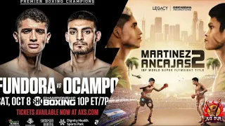 SEBASTIÁN FUNDORA vs CARLOS OCAMPO FULL FIGHT | JERWIN ANCAJAS vs FERNANDO MARTINEZ 2 #TWT