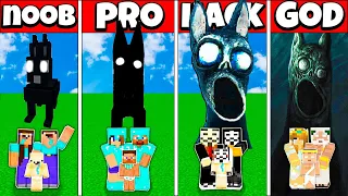 Minecraft Battle FAMILY GOOD BOY SCP BUILD HOUSE CHALLENGE NOOB vs PRO vs HACKER vs GOD Animation