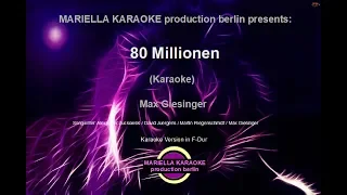 Max Giesinger  - 80 Millionen (Karaoke Version)