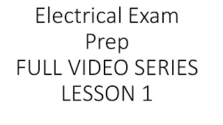 Lesson 1 Full Electrical Exam Prep Program. 2017 / 2020 / 2023 Compatible NEC Exam Prep 110.26