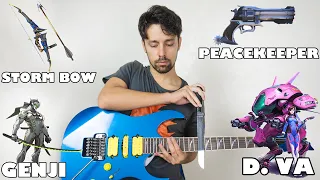 Overwatch sounds and music on guitar