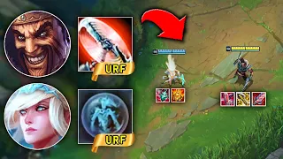 TURN OFF YOUR BRAIN WITH THIS BUSTED URF COMP (UNKILLABLE DRAVEN) - League of Legends