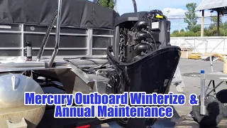 Annual Maintenance and Winterization - Mercury 115HP 4-Stroke Outboard Engine |