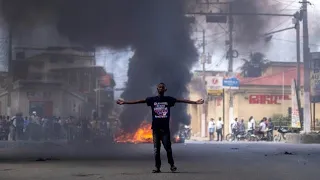 Haitians protest Moise's assassination on eve of funeral