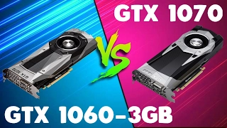 GTX 1070 vs GTX 1060-3GB Comparison