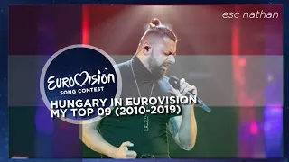 Hungary in the Eurovision Song Contest | My Top 9 (2010-2019) | from the Philippines