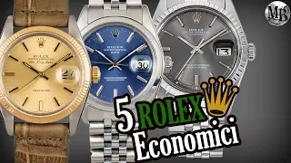 5 ROLEX che costano "poco"⌚💰