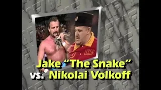 Jake Roberts vs Nikolai Volkoff   Wrestling Challenge Nov 15th, 1987