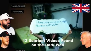 13 Scariest Videos Found On The Dark Web REACTION!! | OFFICE BLOKES REACT!!