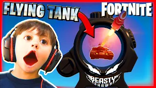 BEASTY Shawn & the FLYING TANK (Fortnite again lol)