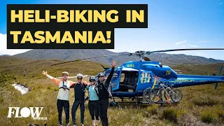 Heli-Biking in Tasmania | The Wildest Day of the Year! We Ride Silver City Trails, West Coast TAS.