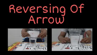 Refraction of Light|Arrow Reversing Experiment |Science experiment for kids|Water Arrow experiment