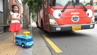 Les roues de l’autobus avec Boram et Tayo bus- Chansons pour enfants~!!