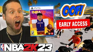 Playing NBA 2K23 on Roblox!