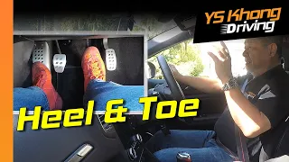 Heel & Toe Shifting Technique and Rev Matching Tutorial | YS Khong Driving