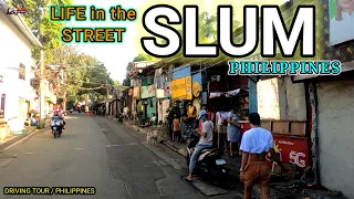 driving through the SLUM in HOLY SPIRIT QC PHILIPPINES