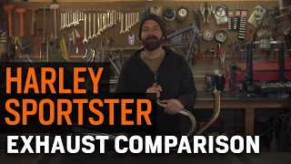 Harley-Davidson Sportster Exhaust Comparison