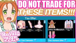 DO NOT TRADE THIS OR YOU WILL LOSE ALL YOUR DIAMONDS! 🏰 Royale High Trading Scams