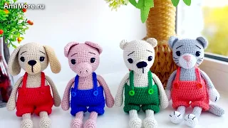 Амигуруми: схема Малыши в шортиках. Игрушки вязаные крючком - Free crochet patterns.