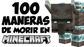 100 MANERAS de MORIR en MINECRAFT