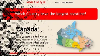 WORLD OF QUIZ GEOGRAPHY- PART 1