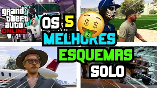 OS 5 MELHORES ESQUEMAS PARA JOGADOR SOLO NO GTA ONLINE 2023!!!