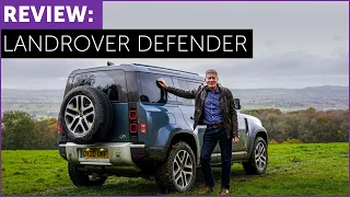 New Land Rover Defender. On road. Off road. With Tiff Needell