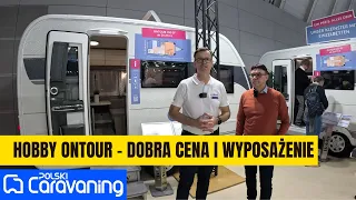 Najmniejsza przyczepa #Hobby - Ontour 390 SF o szerokości 2,2 dla początkujących caravaningowców