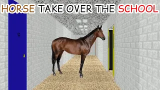 Horse take over the school [DEMO] █ Baldi's Basics █