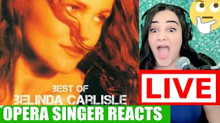 Belinda Carlisle - Circle In The Sand | Opera Singer REACTS LIVE 💐