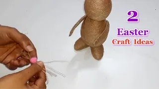 2 easy Easter decoration idea with simple materials| DIY Affordable Easter craft idea🐰22