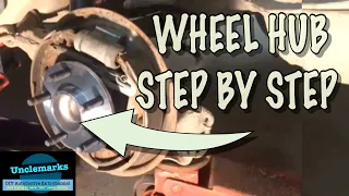 how to change rear hub Chevy cobalt (Ep 29) 2005 2006 2007 2008 2009 2010
