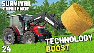 STEPPING UP THE CHALLENGE! PRECISION FARMING | Survival Challenge | Farming Simulator 22 - EP 24