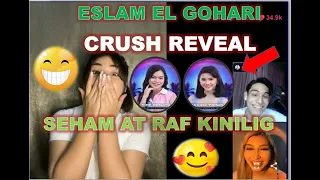 ESLAM EL GOHARI - "CRUSH REVEAL" KINILIG NAMAN SINA SEHAM AT RAF