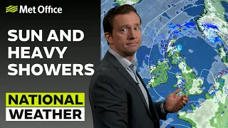25/08/23 – A showery theme – Afternoon Weather Forecast UK – Met Office Weather