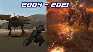 Evolution of Monster Hunter games [2004 -  2021] | 32 games included |