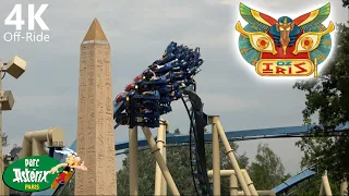 Oziris - 4K Off-Ride - Parc Astérix - B&M Inverted Coaster - Cinematic