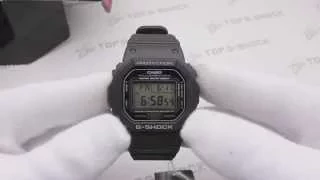 Casio G-Shock DW-5600E-1V обзор наручных часов от Интернет-магазина TopGShop.ru