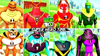 BEN 10: SUPER HERO TIME! COMO DESBLOQUEAR TODOS OS NOVOS ALIENS (MODO FÁCIL)