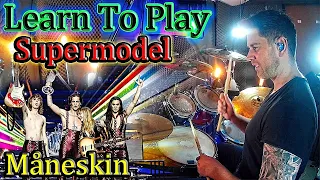 *How To Play* Måneskin SUPERMODEL | Drum Tutorial Lesson