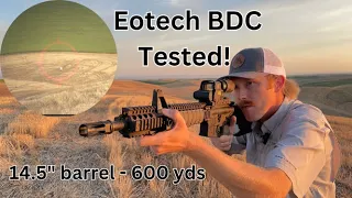 Eotech exps3-4 bdc tested! 14.5" barrel to 600yds