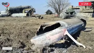 Ukraine Russian War  Bayraktar TB2 Drone Destroys Russian Army Ammunition and Fuel Depot