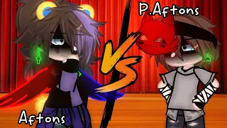 ||✨️Aftons VS P. Aftons✨️||Singing Battle||FNaF||My AU!||Lazy..||(Read Desc)||