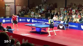 S. FEGERL vs K. SKACHKOV @ Düsseldorf 25/09/2016 🏓 (private video)