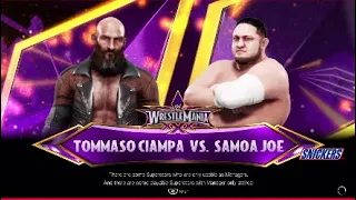 WWE 2k19 - Tommaso Ciampa vs. Samoa Joe