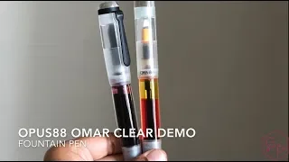 Opus88 Omar Clear Demonstrator Fountain Pen